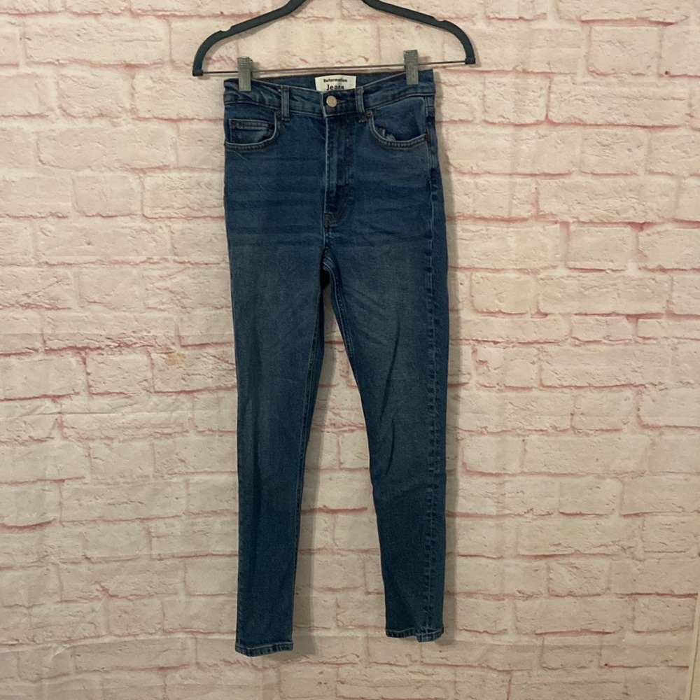 Reformation syracuse wash high waisted skinny jeans